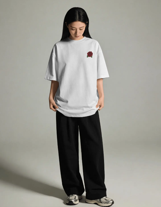 Wear confidence. Bloom with purpose Premium Unisex Terry Oversized Tee