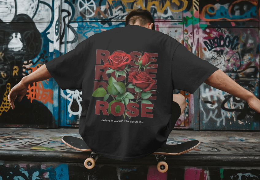 Wear confidence. Bloom with purpose Premium Unisex Terry Oversized Tee