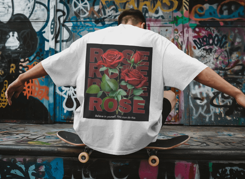 Wear confidence. Bloom with purpose Premium Unisex Terry Oversized Tee
